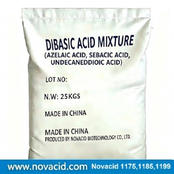 Dibasic Acid Mixture (Novacid 1175, 1185,  1199): Azelaic acid, Sebacic acid and Undecanedioic acid